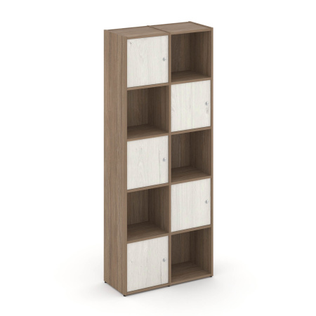 Стеллаж Locker Plus LK.K-008 798x350x1983 (Дуб Аризона | Дуб Наварра)