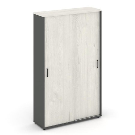 Шкаф-купе комбинированный SN.SHK.E-002 (1200х400х1982) (Антрацит/Дуб Наварра)