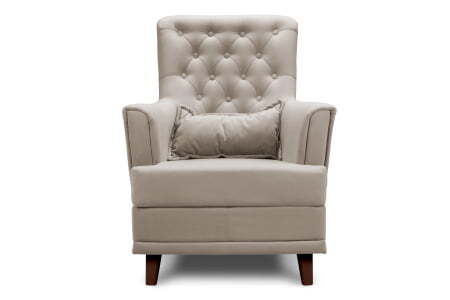 Кресло Caprize (780x790x1000) Кремовый (Кремовый)