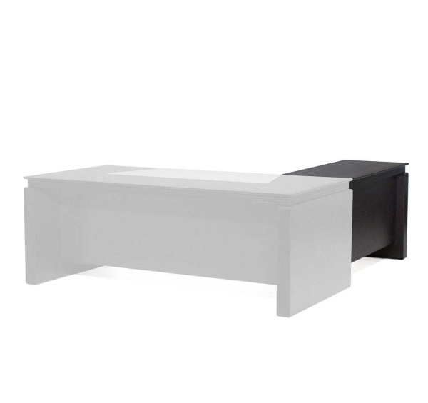 LAGO ПРИСТАВКА ДЛЯ СТОЛА SX/DX (Дуб Ферро/Черный)