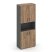 Шкаф высокий широкий SN.STS.E-107 (796х400х1982) (Антрацит/Тиквуд Светлый)