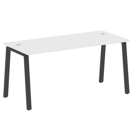 Стол письменный Metal System Style БА.СП-4 1600x720x750 (Белый/Антрацит металл)
