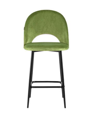 Стул полубарный Меган велюр травяной (Стул полубарный Меган травяной)