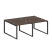 Рабочая станция Metal System Style БО.СМ-4.1 2000x1475x750 (Дуб Наварра/Серый металл)