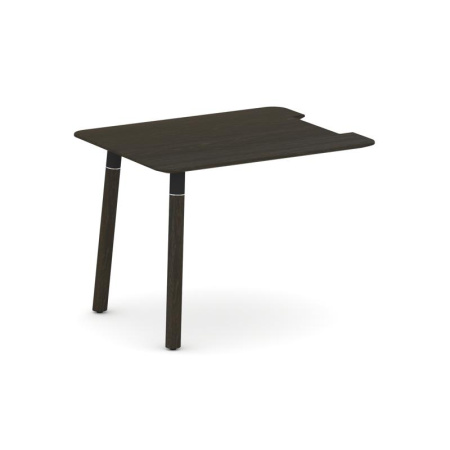 Брифинг-приставка Fresco FR.BR-10 (1000x800x725) (Дуб Темный-Металл Черный-Металл Черный)