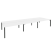 Рабочая станция на П-образном м/к Onix O.MP-D.RS-6.4.8 4740x1635x750 (Тиквуд Темный/Белый Металл)