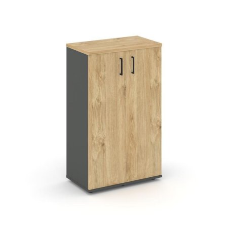 Тумба опорная/приставная SN.TOP-062 (700х400х1150) (Антрацит/Тиквуд Светлый)