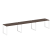 Рабочая станция Metal System Style БО.СМ-3.3 4200x720x750 (Дуб Наварра/Серый металл)
