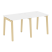 Рабочая станция на деревянных опорах Onix Wood OW.RS-2.0.8 1560x800x750 (Тиквуд Светлый/Дуб Темный)