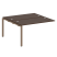 Проходной наборный элемент рабочей станции Metal System Style БП.ПРС-СП-2.3 1400x1475x750 (Дуб Наварра/Серый металл)