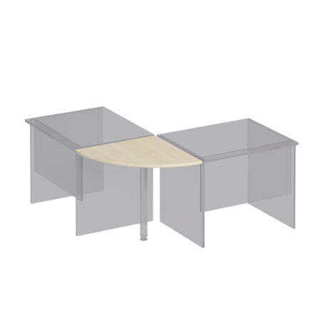 Угловой сегмент Комфорт К 203 600x600x25 (Дуб шамони светлый)