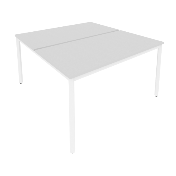 Рабочая станция на металлокаркасе Slim С.СП-5.3 1380x1475x750 (Серый/Белый металл)