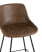 Стул полубарный TEXAS экокожа коричневый (Стул полубарный Texas коричневый)