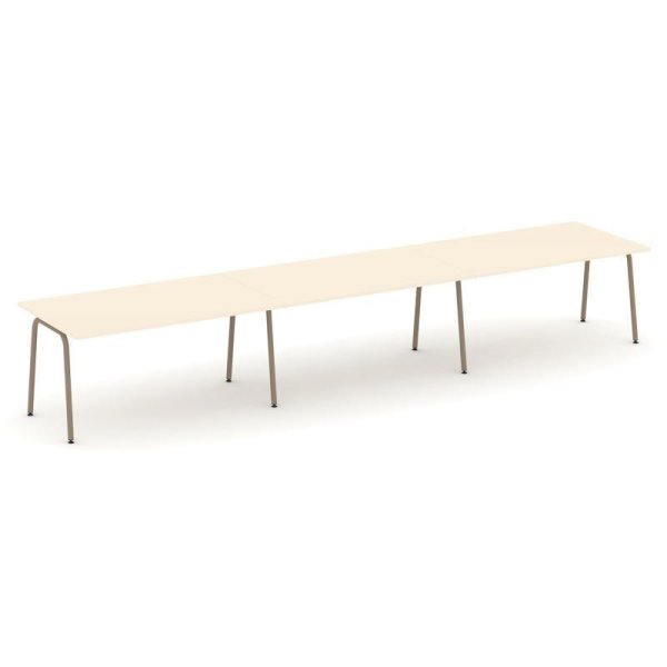 Стол переговорный ES.PRG-3.4-K (4740х980х750) (Сатин/Металл Латте)