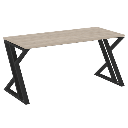 Стол рабочий VR.L-SRZ-4.7 1580x720x750 (Дуб Аттик/Черный металл)