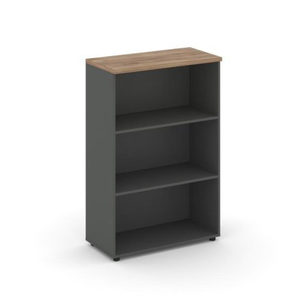 Стеллаж средний широкий SN.STS.E-200 (796х400х1203) (Антрацит/Дуб Табак)