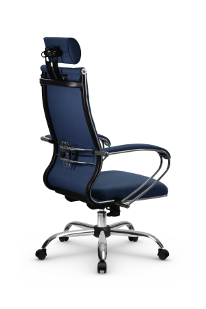 Кресло для руководителя Метта МЕТТА B 2m 34PF/подл.127/осн.003 (Синий)