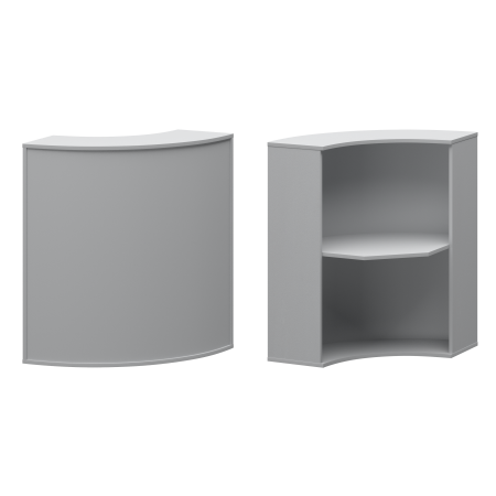 Стойка угловая Ресепшн А-550 900x900x1220 (Серый)