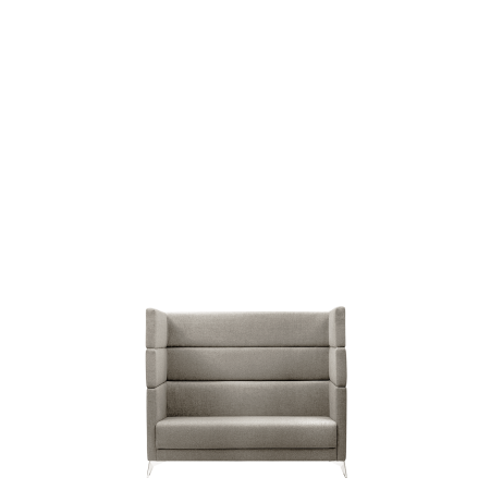 Диван офисный Меркурий (М-59) 3-х местный (высота 133см) (Бежевый)