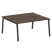 Рабочая станция Metal System Style БА.РАС-СП-2.4 1600x1475x750 (Дуб Наварра/Серый металл)