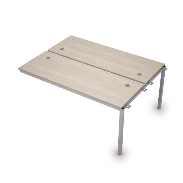 6МБС.264 Сдвоенные бенч-системы, средний модуль (1600x1235x750) (Шамони светлый/Алюминий матовый)