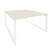 Рабочая станция на О-образном м/к Onix O.MO-D.RS-2.3.8 1380x1635x750 (Тиквуд Темный/Белый Металл)