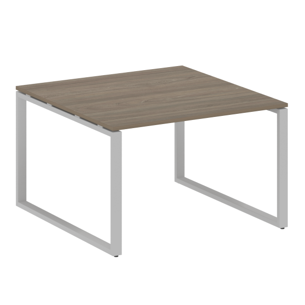 Переговорный стол 1 столешница Metal System Style БО.ПРГ-1.2 1200x1235x750 (Вяз/Серый металл)