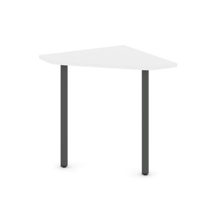 Угловой элемент стола SN-4.USP-021 (800х800х750) (Белый/Металл Антрацит)