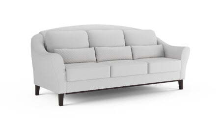 Диван 3-местный раскладной Monreal (2510x1050x1000) Молочный (Молочный)