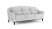 Диван 3-местный раскладной Monreal (2510x1050x1000) Молочный (Молочный)