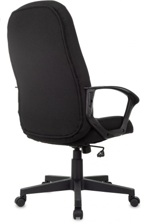 Кресло руководителя T-898 черный 3С11 крестов. пластик (Черный)