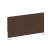 Экран боковой L720мм Metal System Style Б.ЭКР-72 720x18x348 (Дуб Наварра/Белый металл)