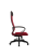 Кресло для руководителя Метта МЕТТА-21(MPRU)/подл.130/осн.001 (Красный)