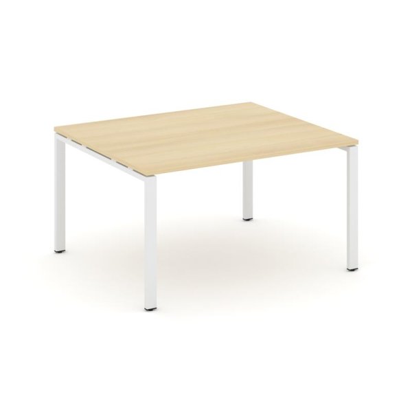 Стол переговорный SN-6P.SPRG-033.3 (1380х1180х750) (Акация Лорка/Металл Белый)