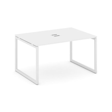 Стол переговорный SN-4O.SPRG-001 (980х980х750) (Белый/Металл Белый)