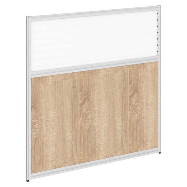 Перегородка комбинированная 1150 Rand RP115SG120 1200x22x1150 (Дуб Сонома светлый)