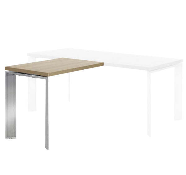 Брифинг-приставка опоры хром Fermo Fee100CH/V 1000x600x770 (Светлый дубХром)