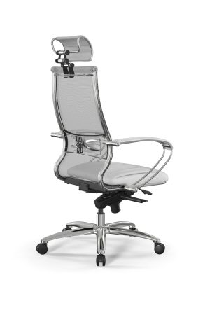 Кресло для руководителя Метта Samurai L2-6K - TS+Infinity /Kc00/Wm06/K2cL/H2cL-3D(M06.B31.G04.W03) (Белый)
