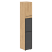 Шкаф колонка комбинированая правый LOFTIS LHC 40.2 (R) 400х430х2253 (Дуб Бофорд)