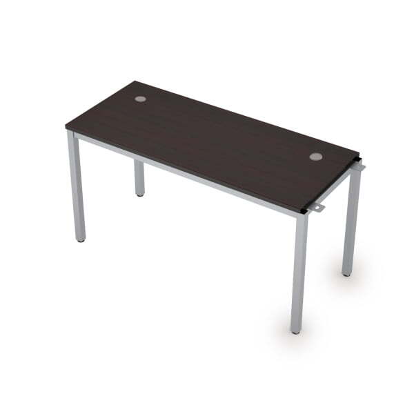 6МБН.169 Линейные бенч-системы, начальный модуль (1400x600x750) (Венге/Алюминий матовый)