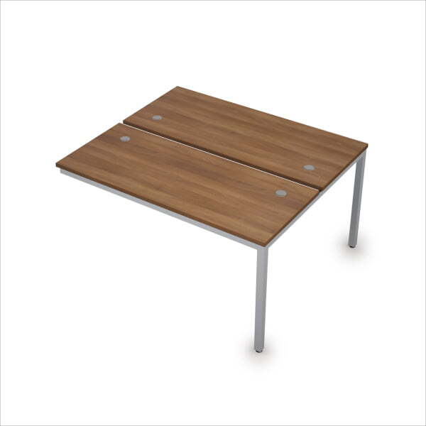 6МБК.269 Сдвоенные бенч-системы, конечный модуль (1400x1235x750) (Шамони темный/Алюминий матовый)