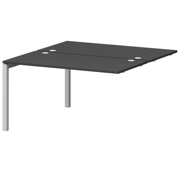 Модуль двойной универсальный на металлокаркасе Смарт СМС2-П-10К.149Э.Пр50 1000x1496x750 (Графит/Белый)