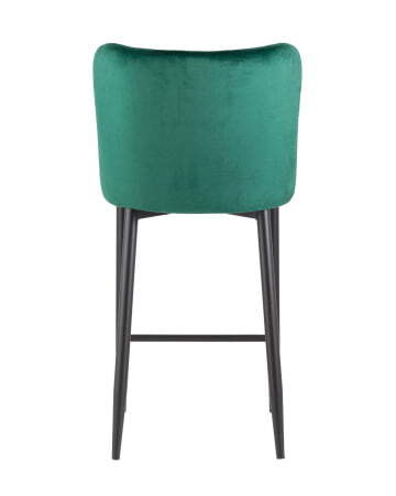 Стул полубарный Ститч велюр изумрудный (Стул полубарный Ститч зеленый)