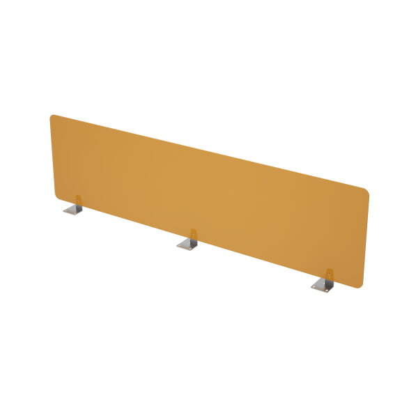 9БР.130.3 Барьер оргстекло, фронтальный (1600x4x400) (Молочный)