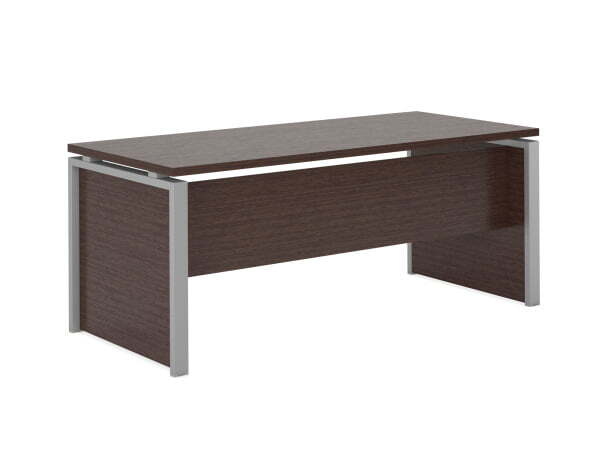 Стол Flash FLS201 1600x800x742 (Дуб темныйСерый)