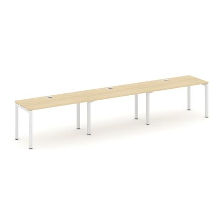 Рабочая станция 1 сторонняя SN-5P.ORS-054 (4740х800х750) (Акация Лорка/Металл Белый)