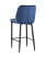 Стул полубарный Лоренс велюр синий (Стул полубарный Лоренс синий)