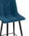 Стул полубарный Джанго велюр синий высота сиденья 60 см (Стул полубарный Джанго синий)