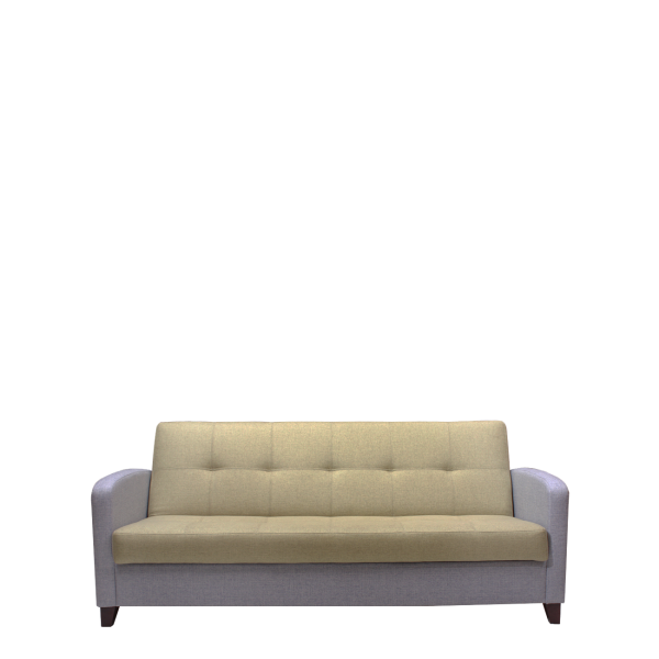 Диван-книжка офисный Модена (М-56) (Бежевый/серый)