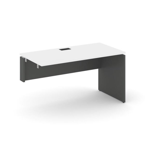 Стол-приставка к опорным элементам SN-D.OPRS-004(L) (1580х600х750) (Белый/Антрацит)
